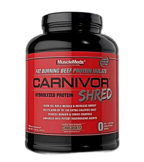 MuscleMeds Carnivor Shred Beef Protein Isolate + Fat Burner 4.35lb