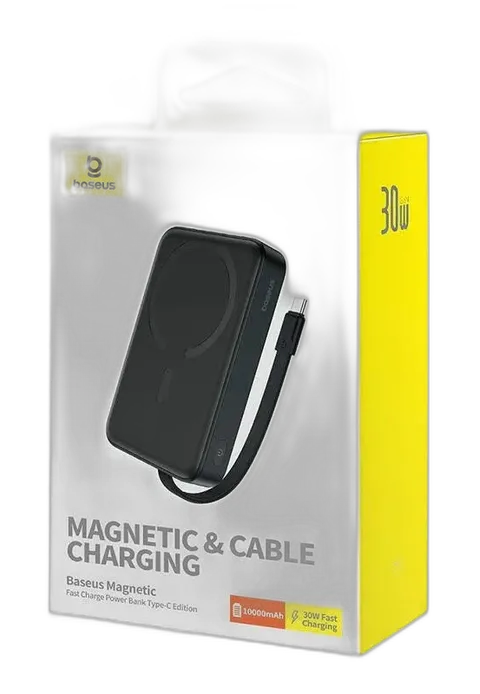 Baseus Magnetic 10000mAh 30W Power bank magnetic and cable charging