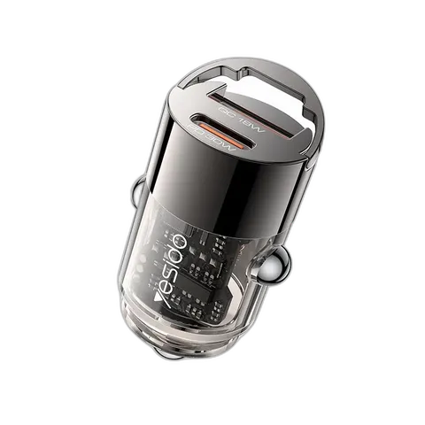 Yesido Y68 30W PD + QC 18W Dual-Port Mini Car Charger