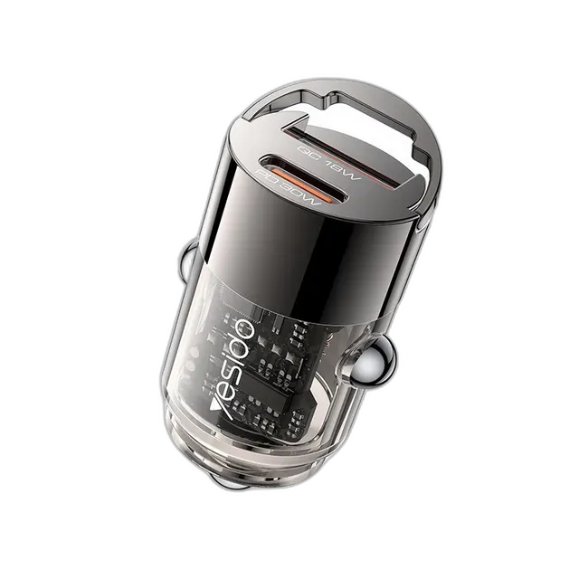 Yesido Y68 30W PD + QC 18W Dual-Port Mini Car Charger