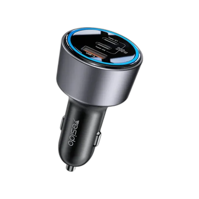Yesido Y59 Dual-Port QC 18W Fast Car Charger 200W