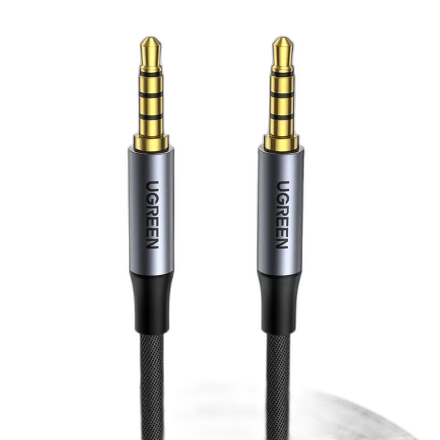 Ugreen 3.5mm 4-Pole M/M Audio Cable Alu Case 1m