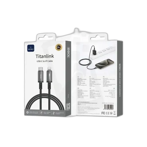 Wiwu Wi-C043E Starlink 30W 1M USB-C to Lightning Cable