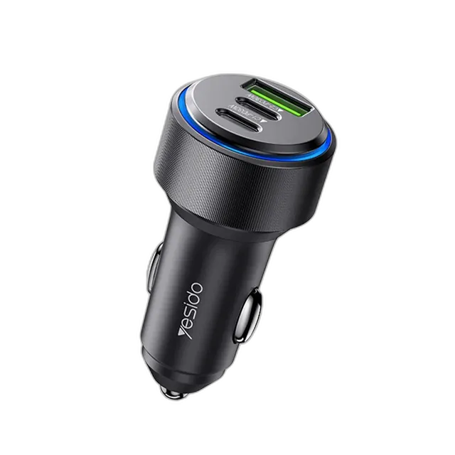 Yesido Y50 60W 3-Port Fast Charging Car Charger