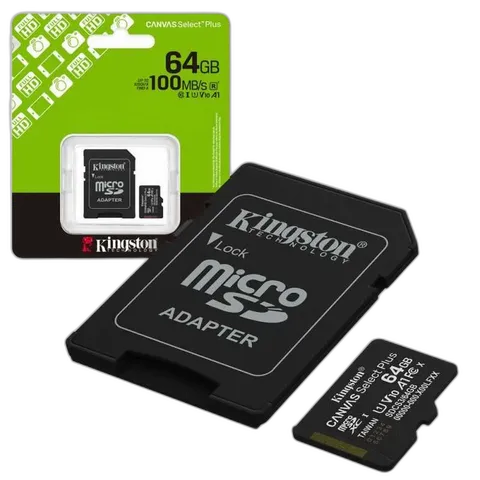 Kingston Canvas Select Plus microSD Card Up to 100MB/s