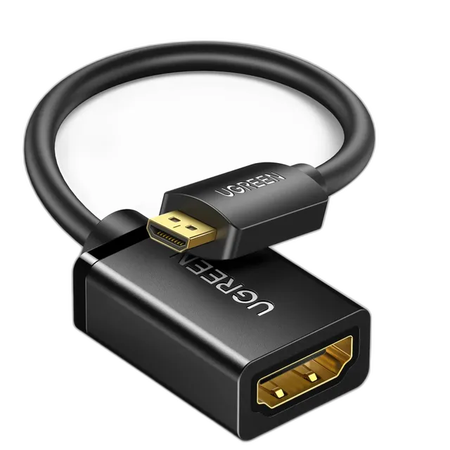Ugreen Micro Hdmi Male to Hdmi Female Adapter Cable 22cm